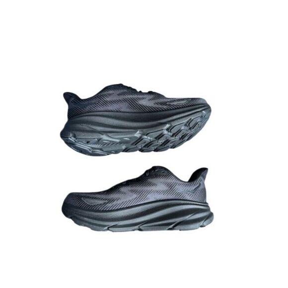 Hoka Clifton 9 Women's Running Shoes Black Size 8B Lightweight Sneakers - Picture 7 of 12